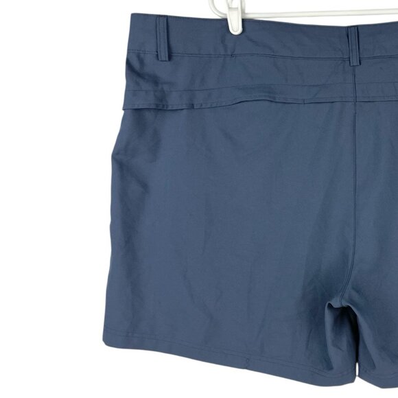 MAGELLAN Outdoors Women's Classic Fit Stretch Navy Shorts Size 3X High Rise - Picture 6 of 15